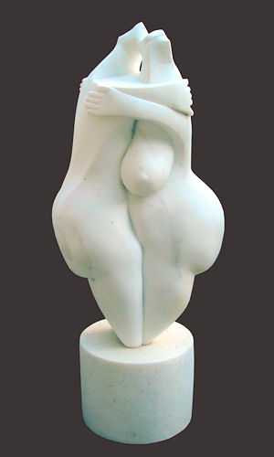 1980 - Gli amanti - Statuario cm 58x33x21
