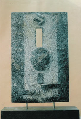 1998 - La porta dell'infinito - Granito blu Bahia cm 80.5x51x10