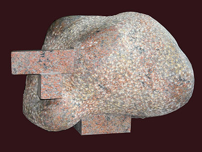 2008 - Metamorfosi - Granito multicolore cm 36x25x32