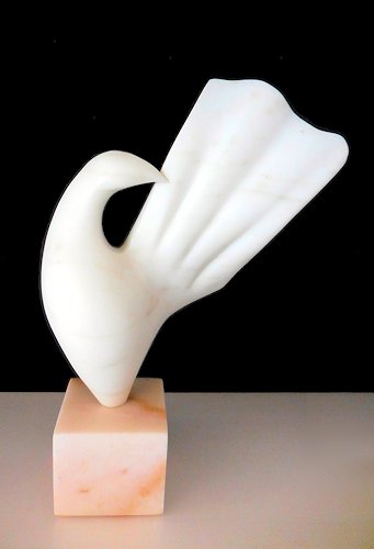 2012 - La colomba - Bianco statuario cm 27x23x8